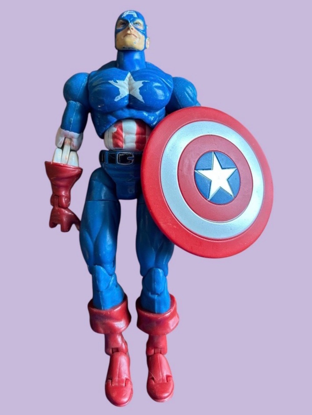 Marvel Legends Series I 1 Captain America 6" LOOSE TOYBIZ  ACTION FIGURE